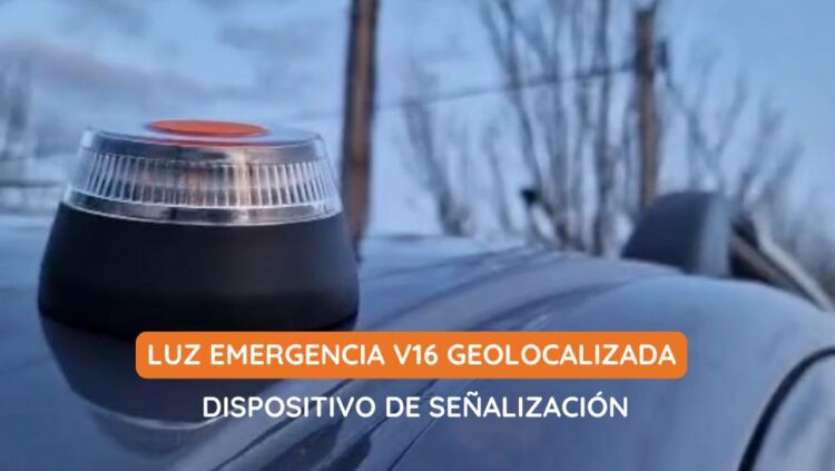 Luz de emergencia V16 Concetada DGT